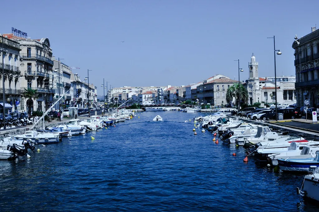 View of a scenic day-trip destination near the city in Montpellier, southern France