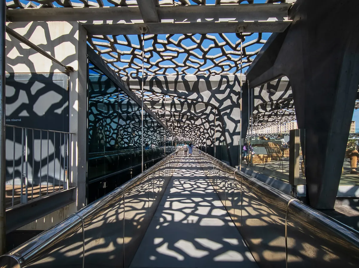 The MuCEM museum and Fort Saint-Jean on the Marseille waterfront