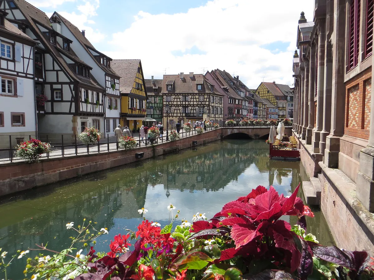 Colmar Tanner's District colorful canal-side houses in Fishmonger Quarter