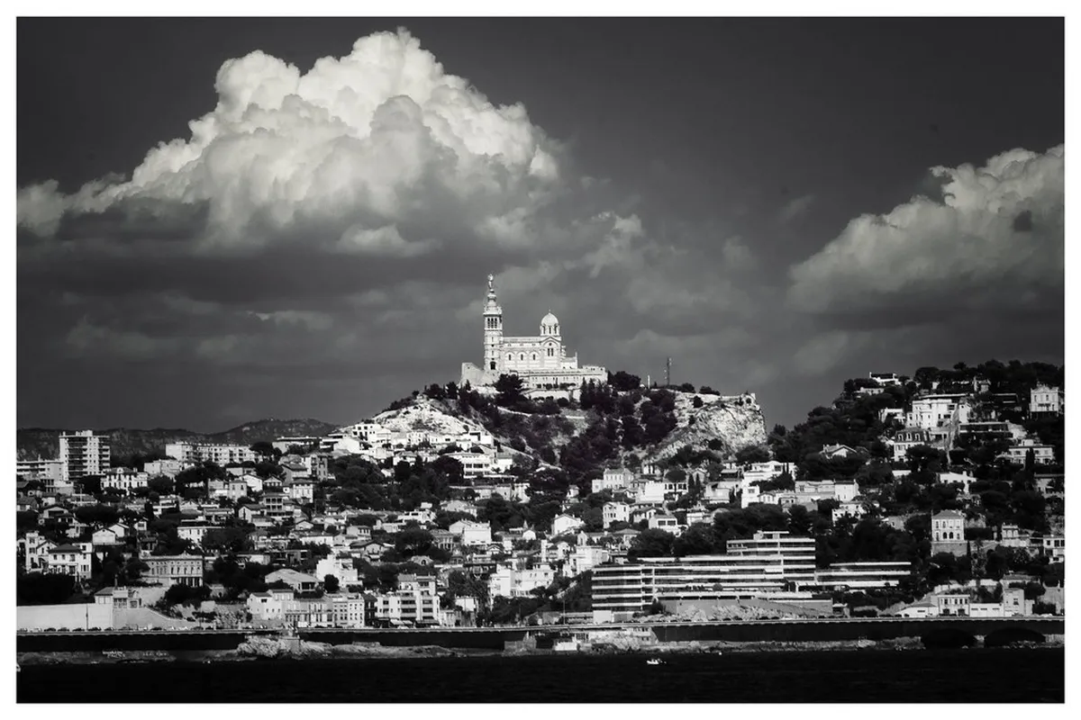 The Notre-Dame de la Garde basilica overlooking Marseille