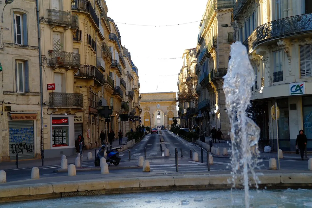 Charming historic streets and architecture of Montpellier's hidden neighborhoods