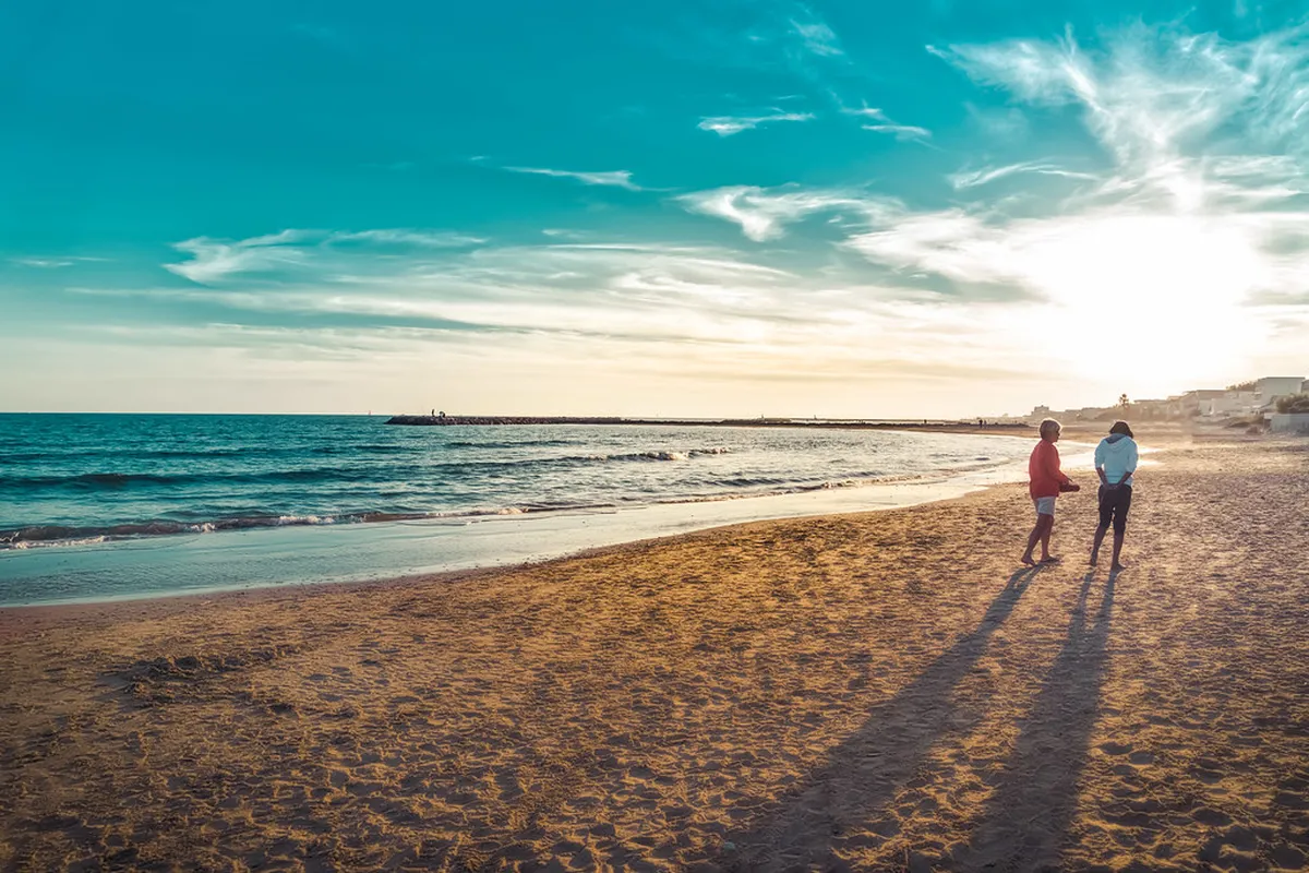 Montpellier Mediterranean beach Palavas-les-Flots sandy shores family
