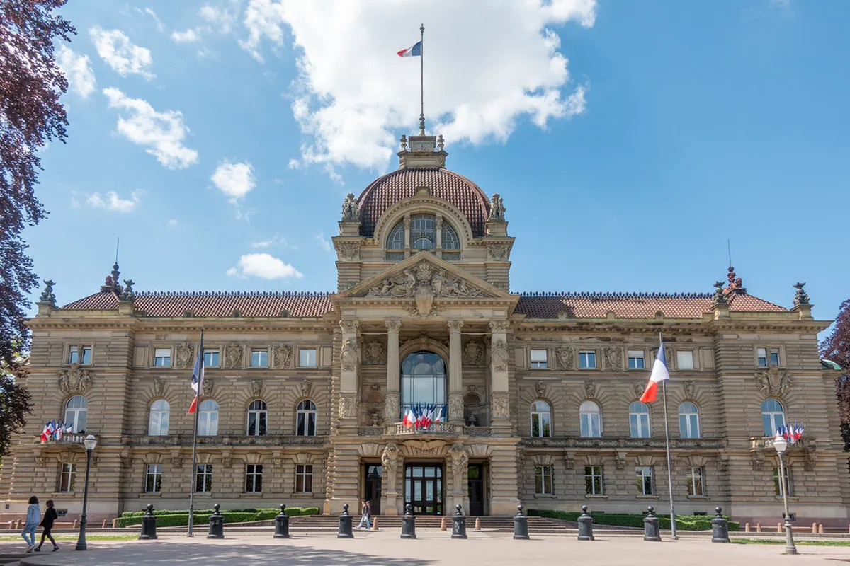 Strasbourg Neustadt imperial quarter with Haussmann-style avenues and grand architecture