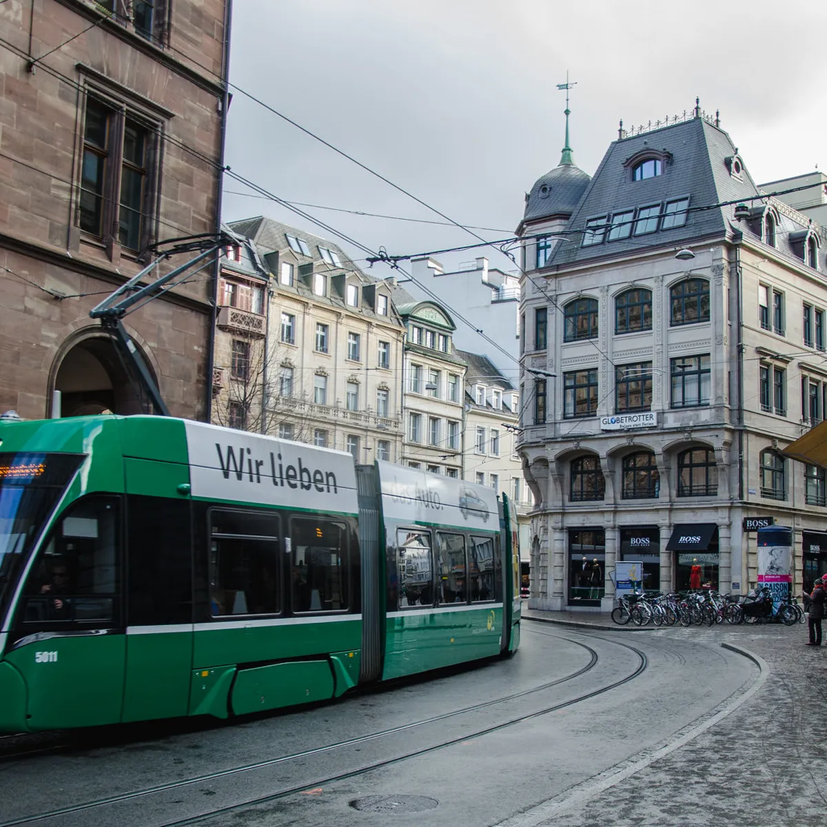 Strasbourg tram transit system for family-friendly transportation around the city